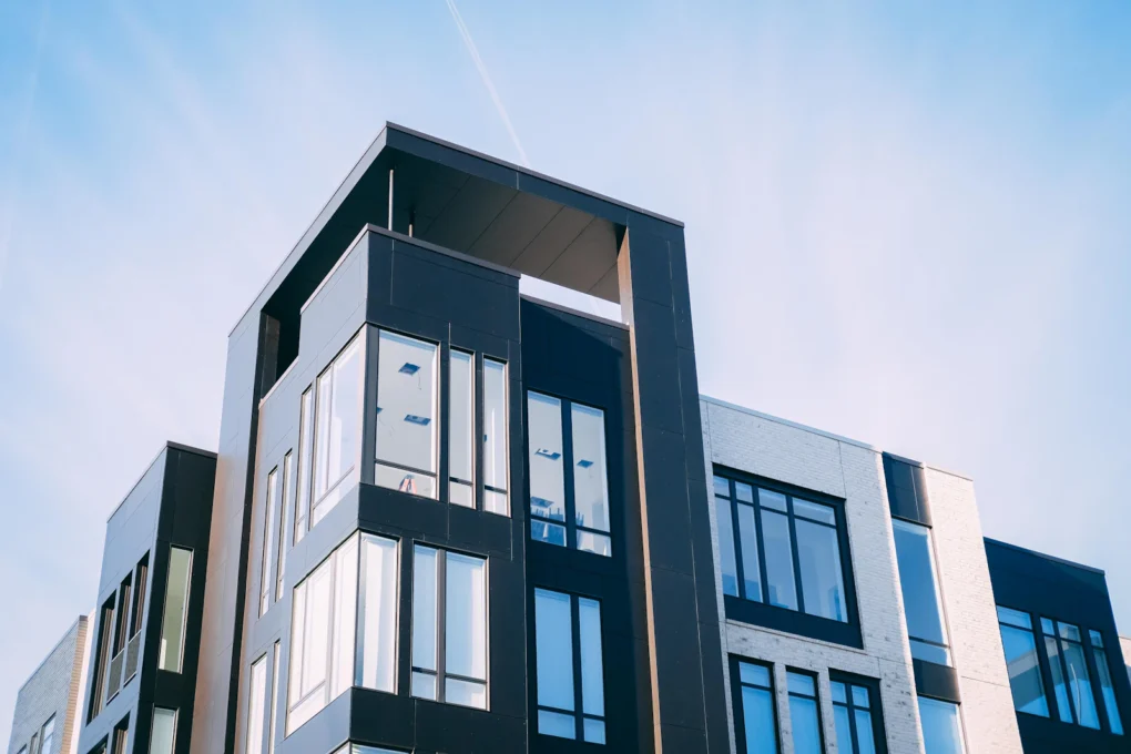 Real Estate CRM and Property Management Software: A Practical Guide 2 Modern apartment building exterior
