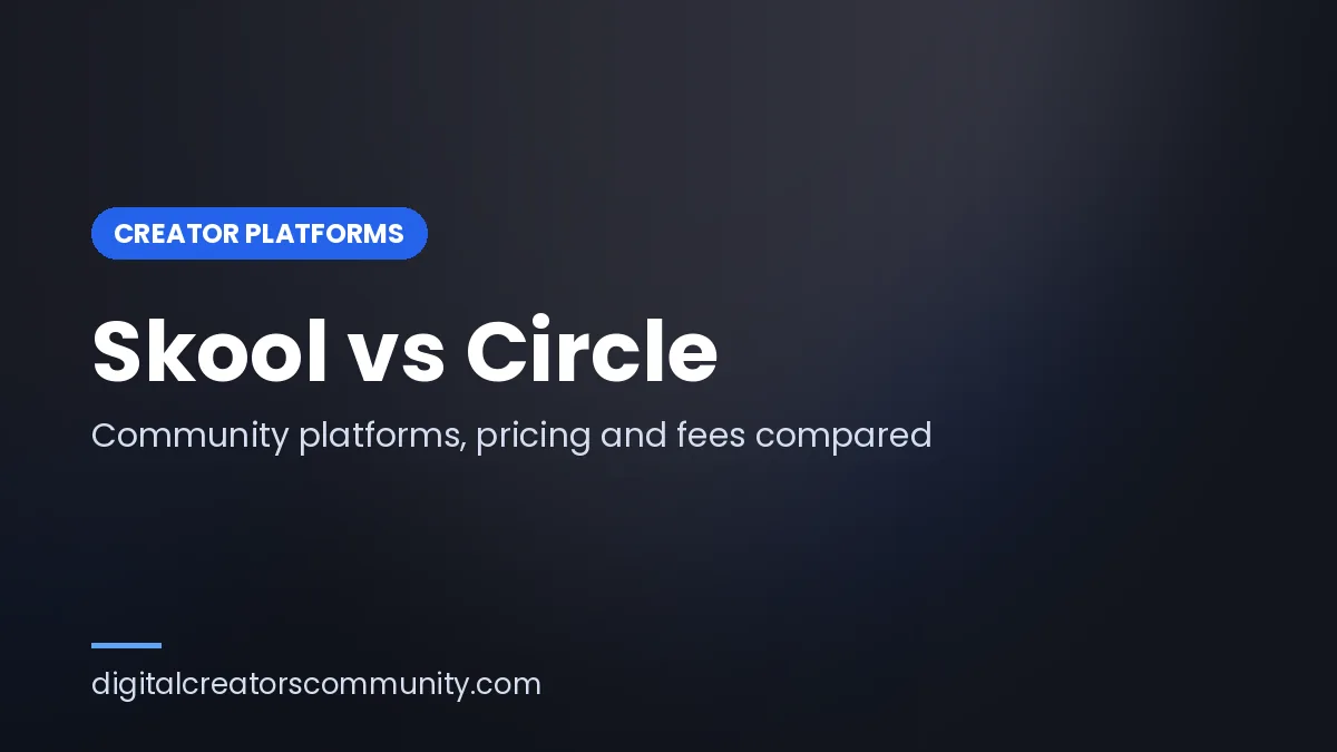 Cover image for a Skool vs Circle comparison
