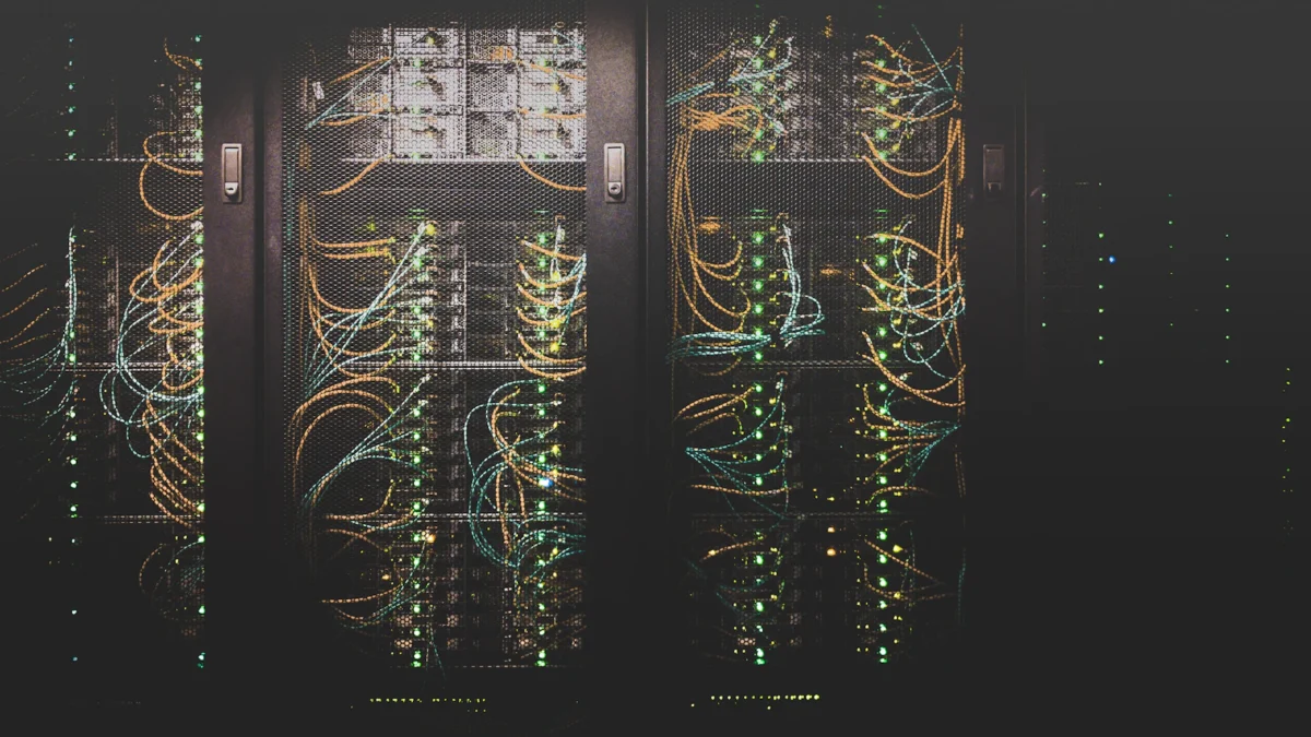WordPress on Hostinger: 7 Practical Lessons From Running This Site 2 Network cables connected to servers in a web hosting data center